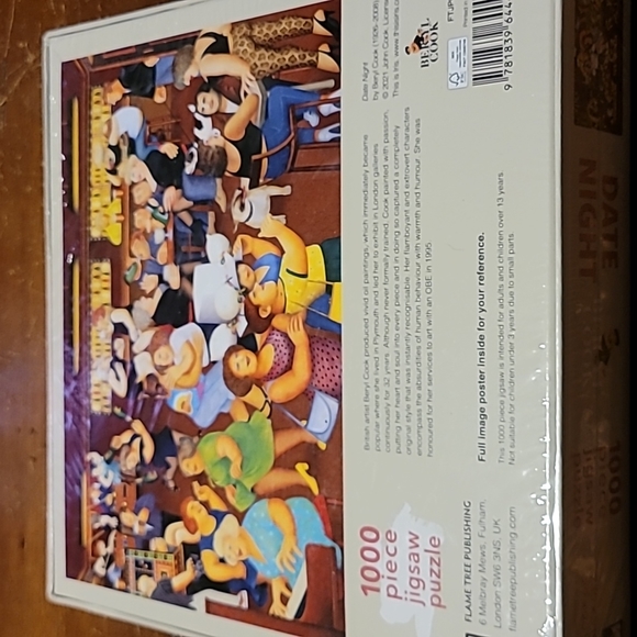 Beryl Cook "Date Night" 1000 Piece Jigsaw Puzzle - Picture 2 of 3